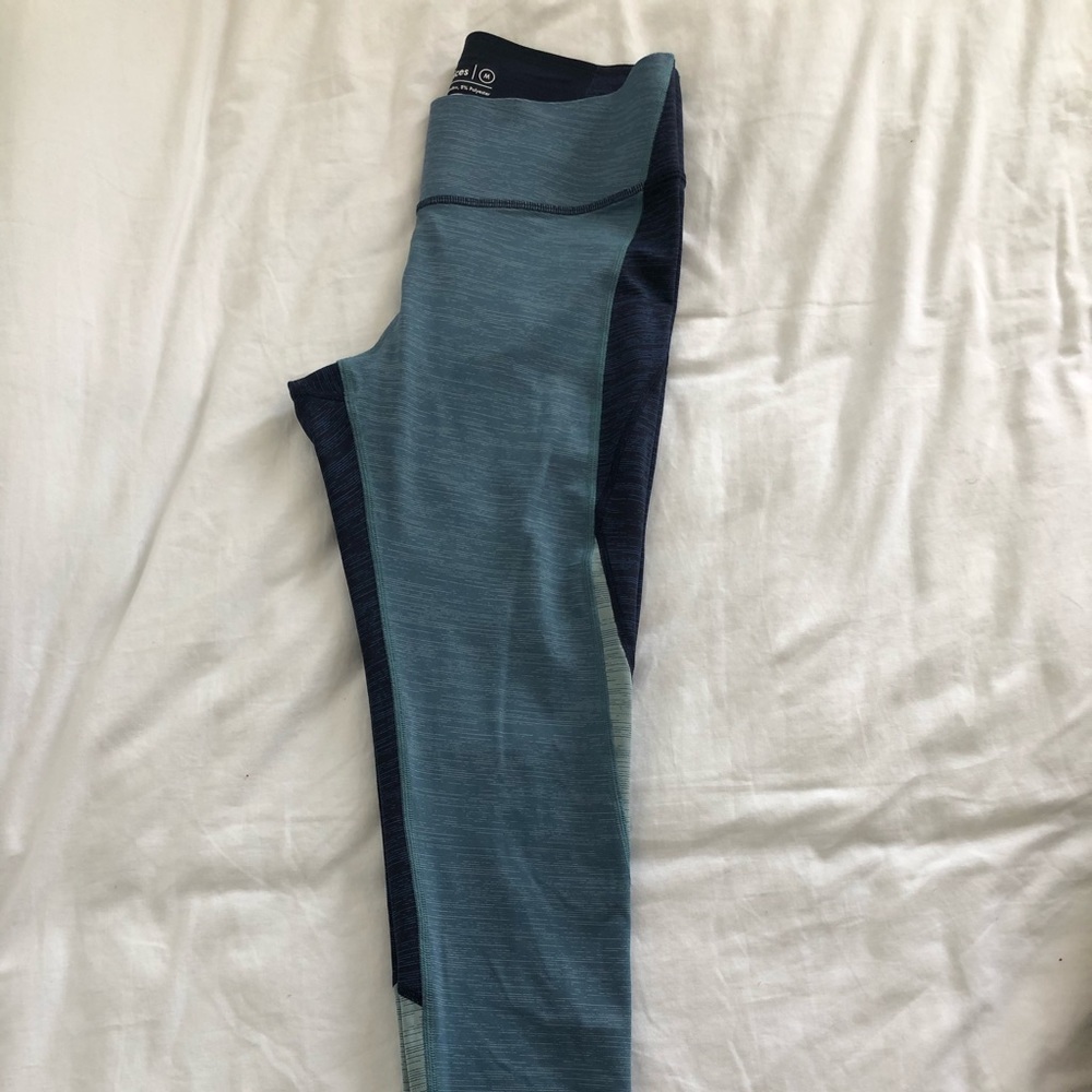 Outdoor Voices Blue and Navy Leggings